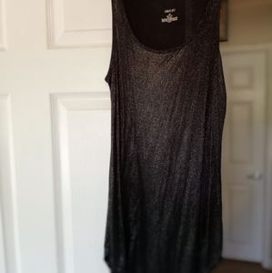 Jennifer Lopez Black Glittery Tank Top